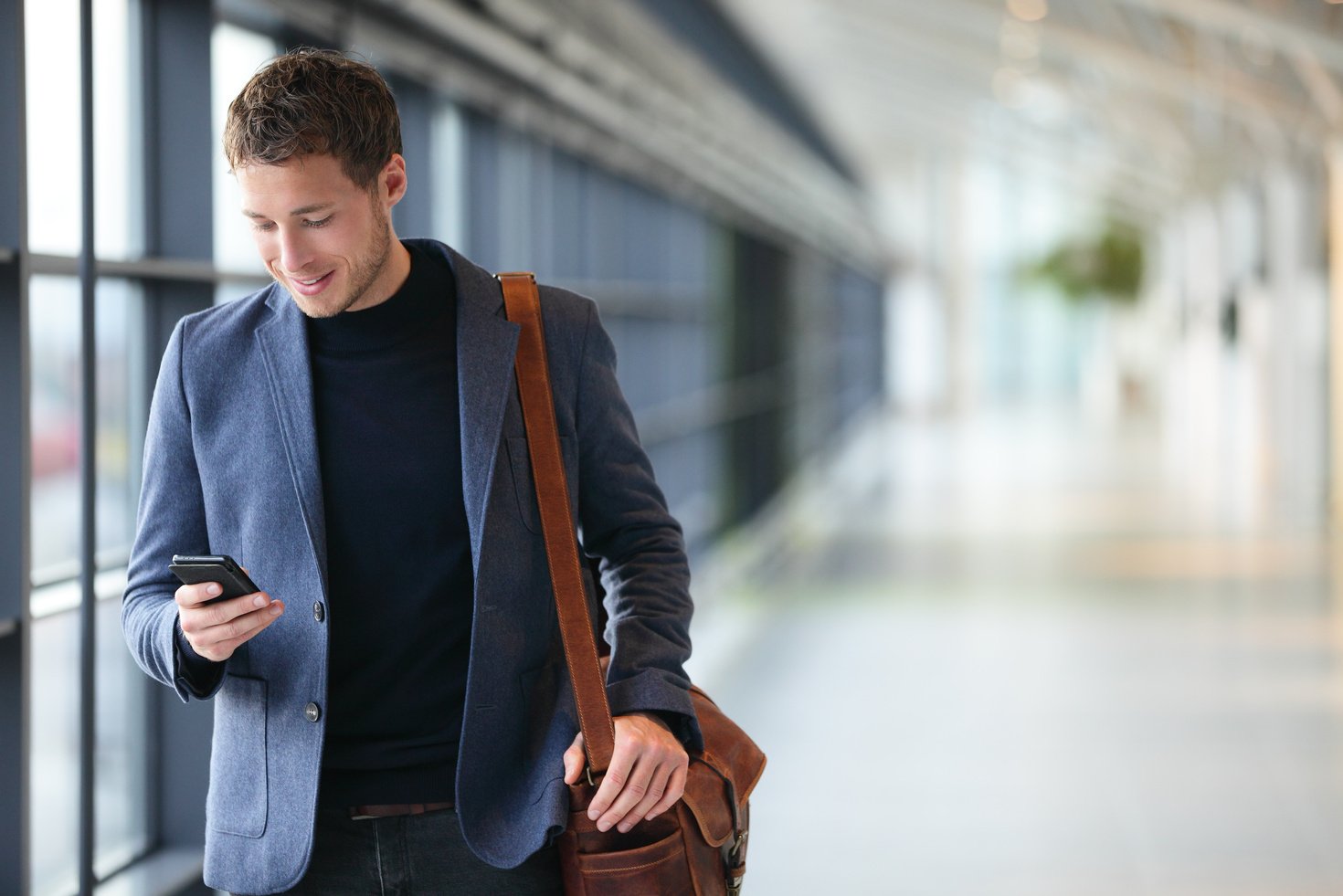 Business Man in Airport