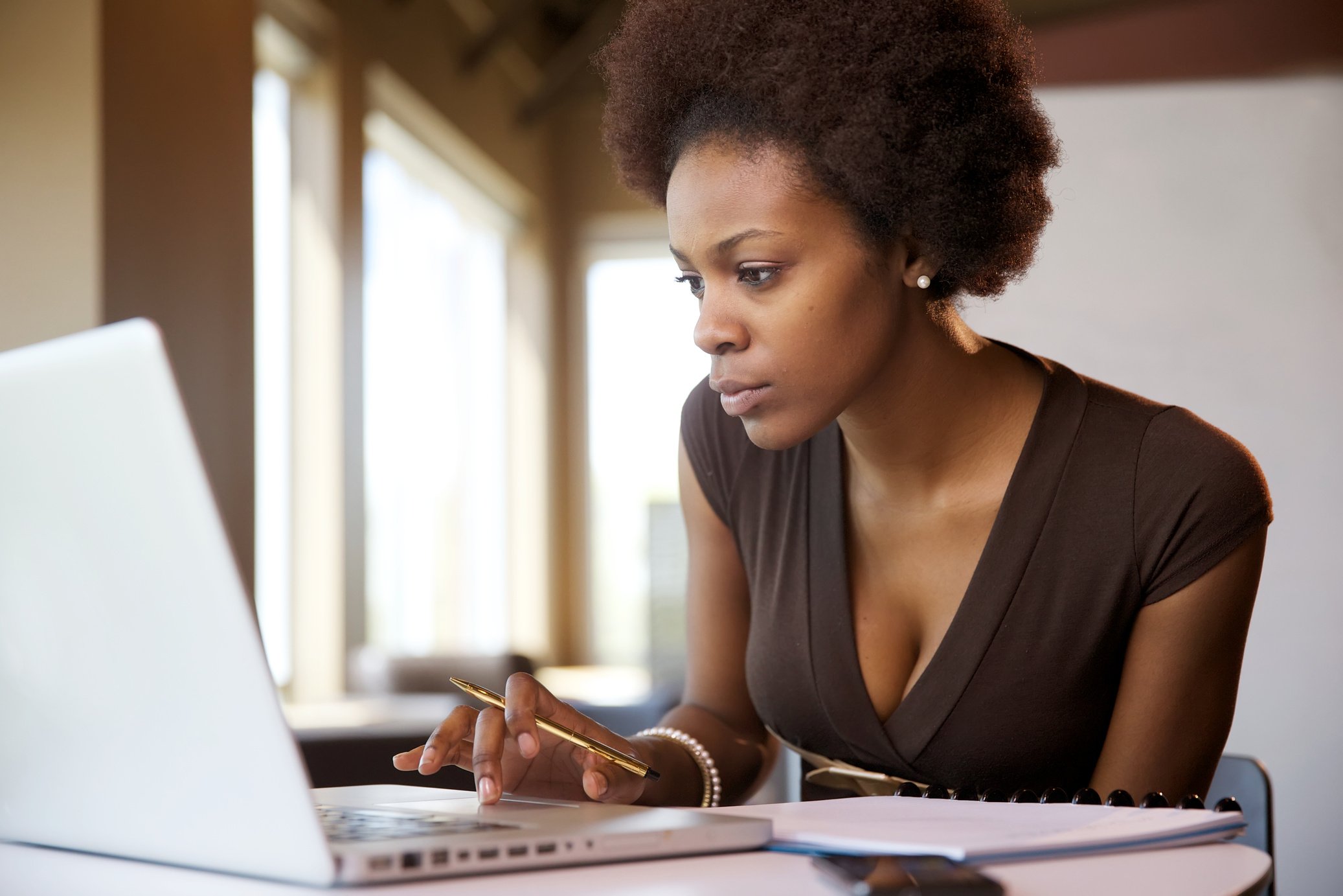 Woman on Laptop